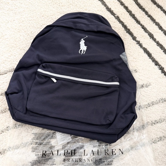 Polo Ralph Lauren Backpack Navy Blue - Picture 2 of 5